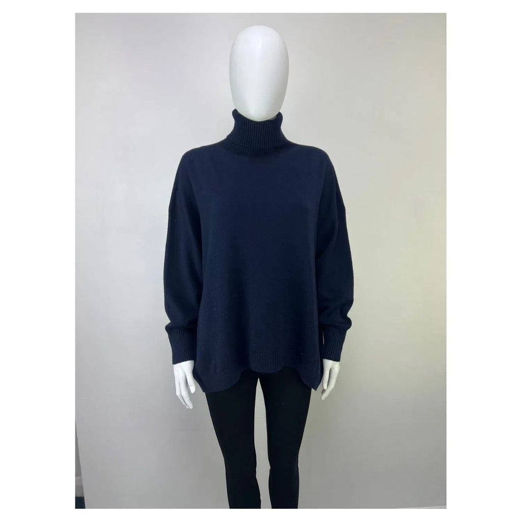 Relaxed Fit Roll Neck Jumper