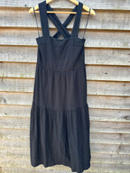 Black Cheesecloth Sundress