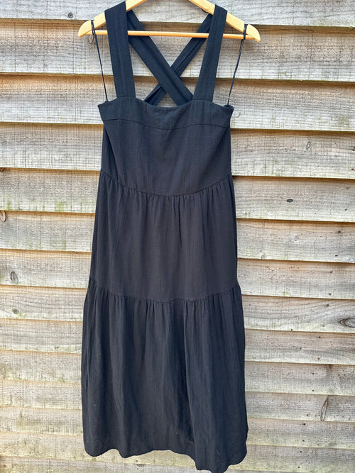 Black Cheesecloth Sundress