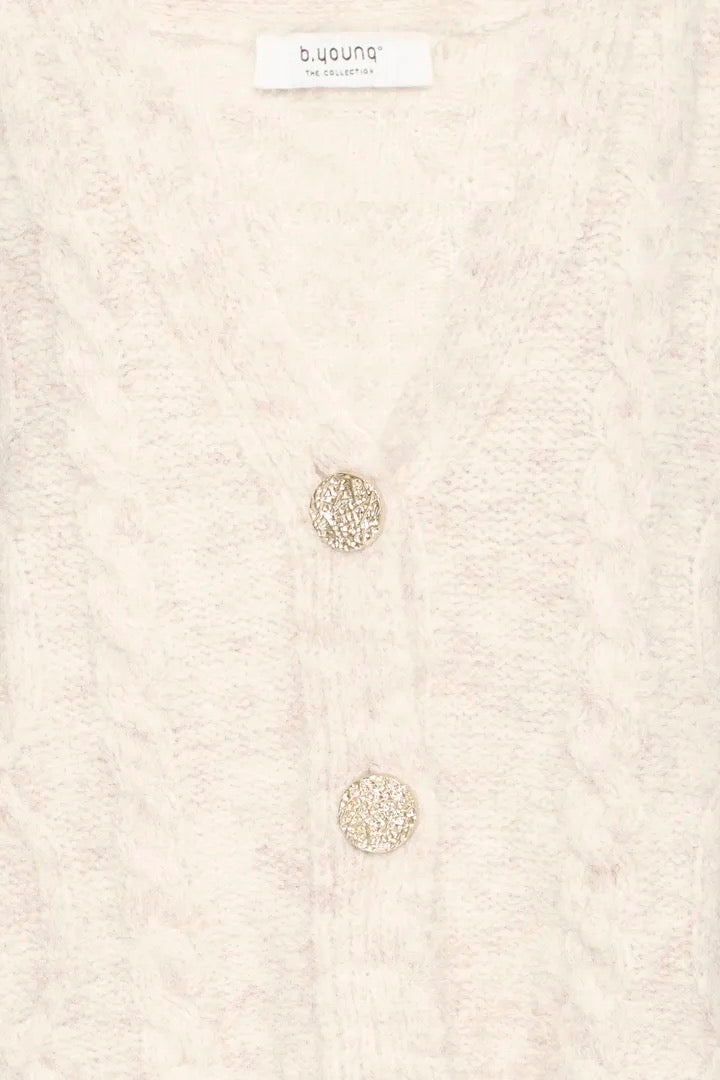 Oatmeal Cable Cardigan