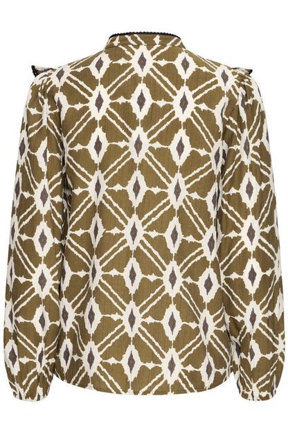 Olive Ikat Shirt