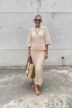 Oatmeal Crochet Co-ord