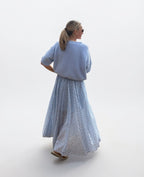 Polka Dot Maxi Skirt