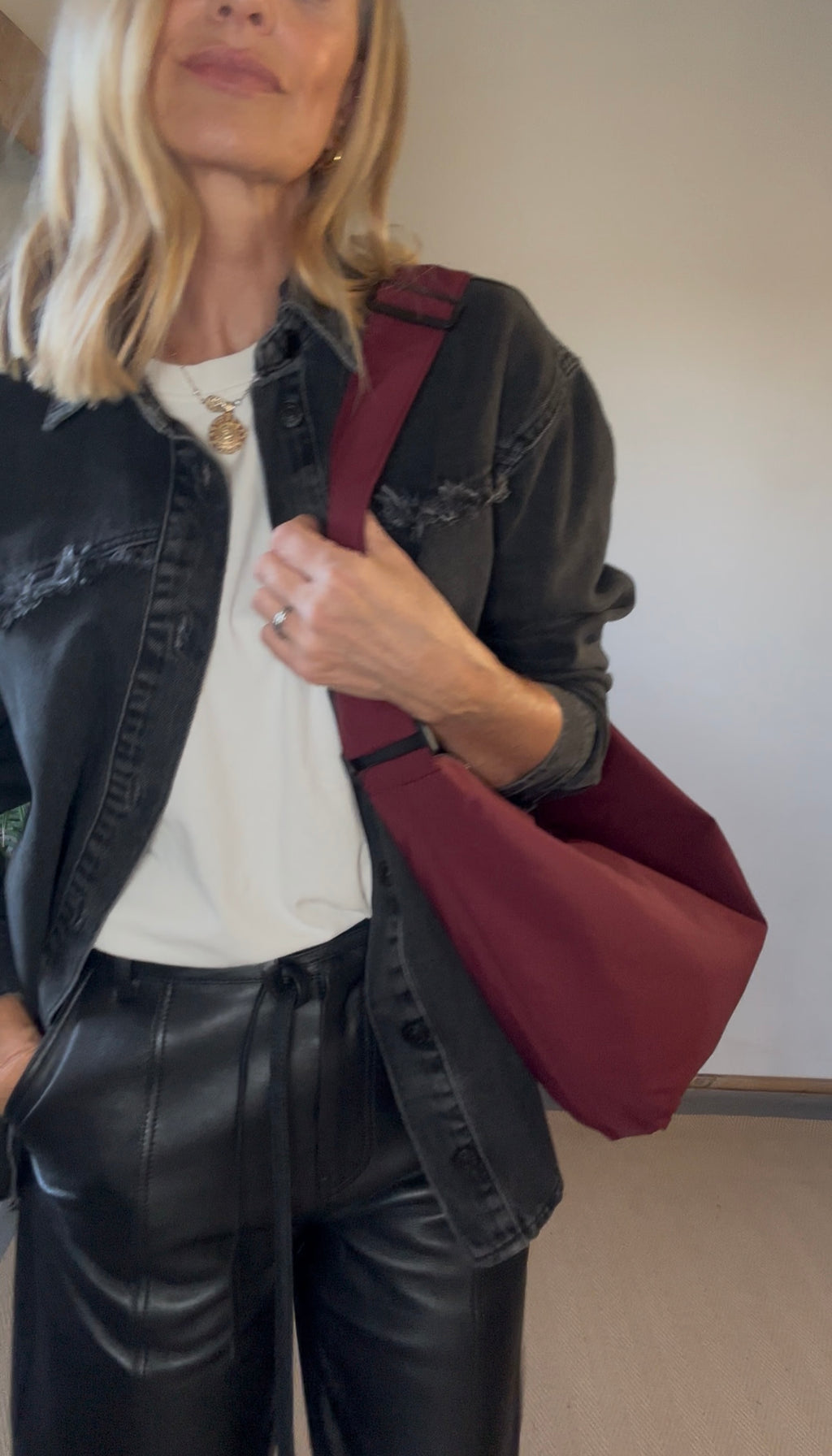 Oversized Fabric Bumbag -