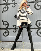 Breton Jumper - Cream/Black