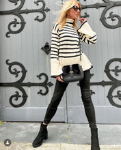 Load image into Gallery viewer, Breton Jumper - Cream/Black
