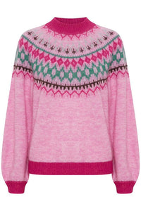 Pink Fairisle Jumper