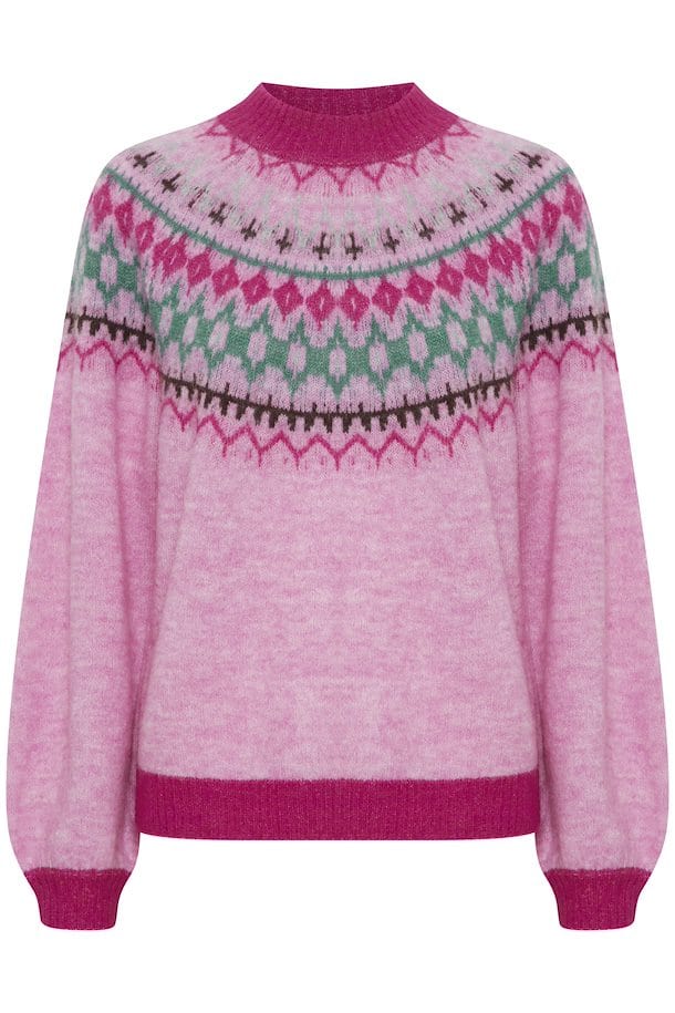 Pink Fairisle Jumper