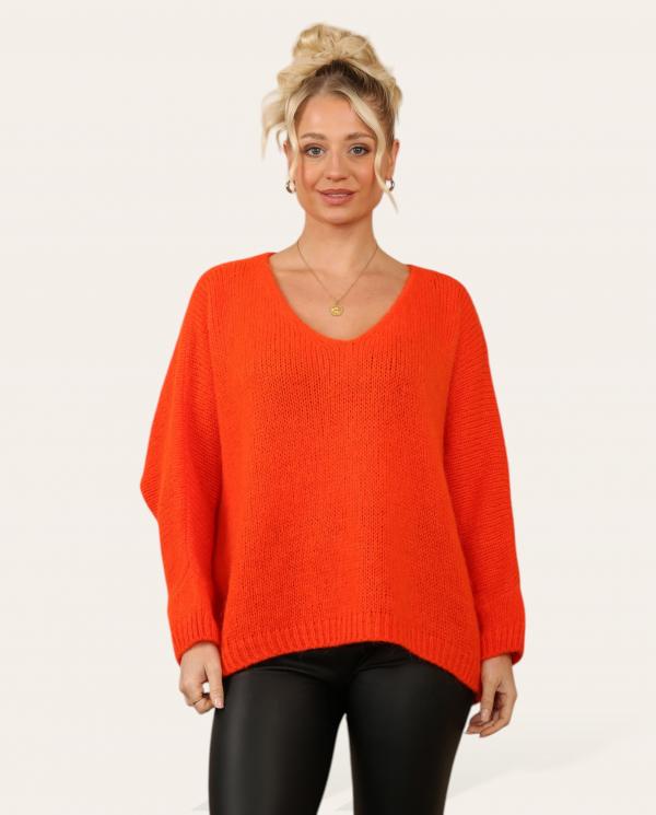 Mohair V Neck Jumper