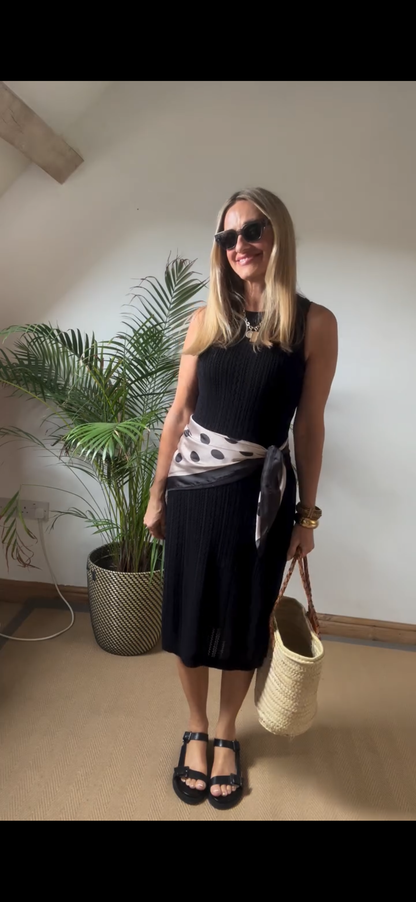 Crochet Midi Dress