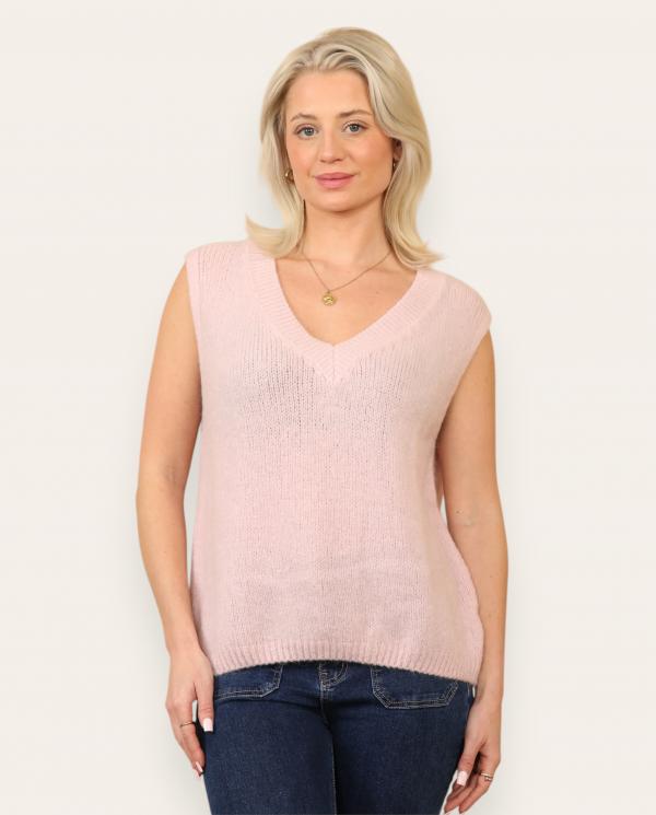 Mohair V Neck Tank Top