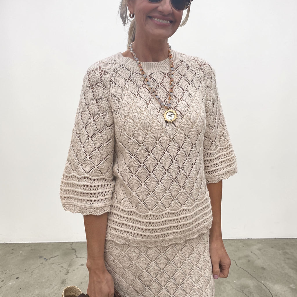 Oatmeal Crochet Co-ord