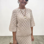 Oatmeal Crochet Co-ord