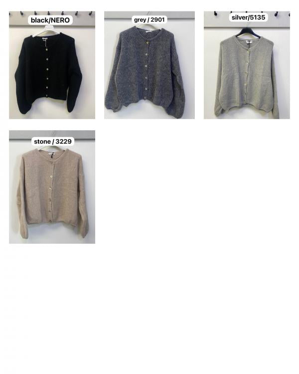 Round Neck Mohair Cardigan PRE ORDER
