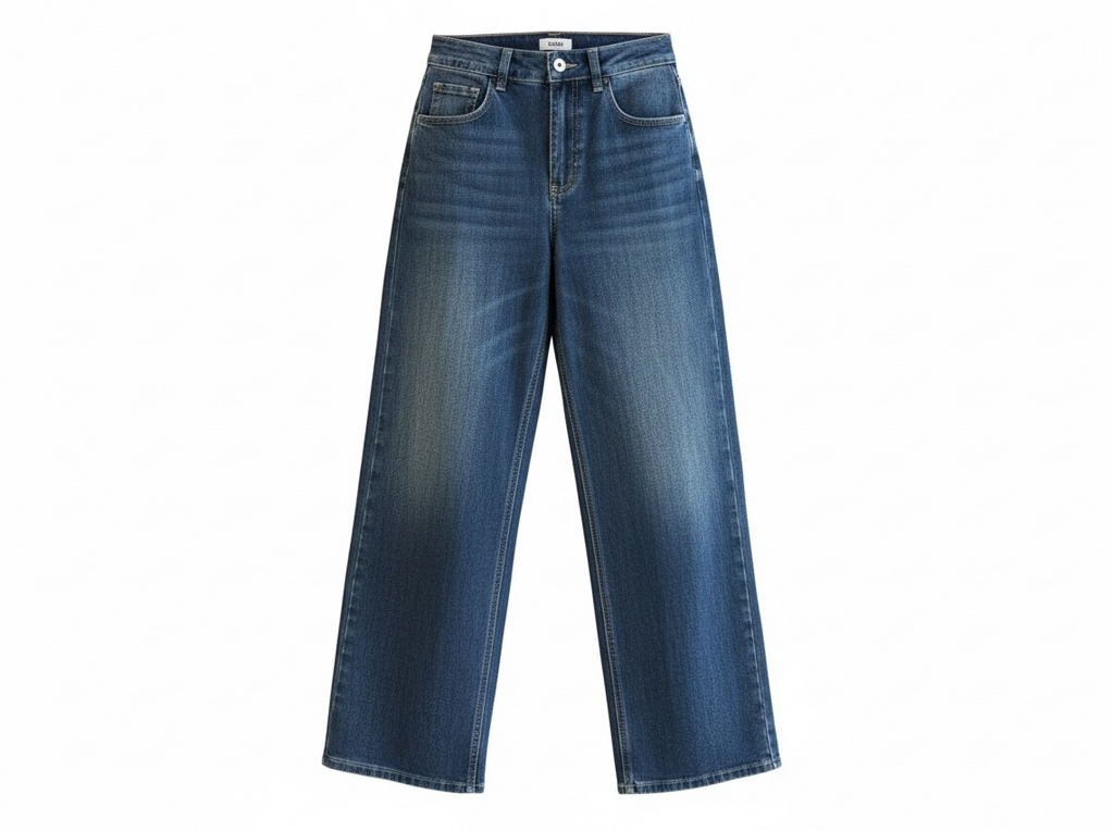 Straight leg jeans