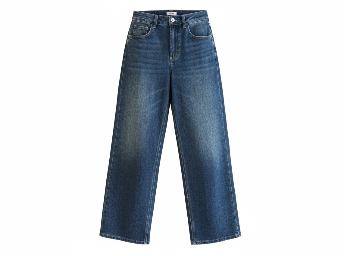 Straight leg jeans