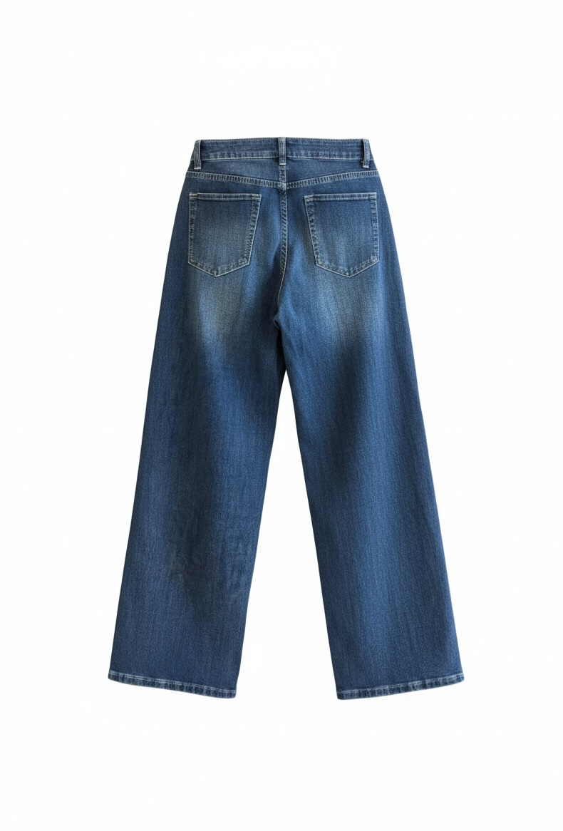 Straight leg jeans