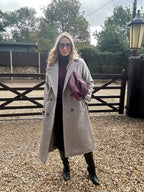 Trench Style Coat - Sepia