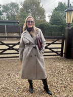 Trench Style Coat - Sepia