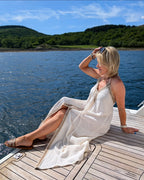 Boho Beach Dress With Woven Detail