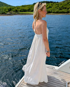 Boho Beach Dress With Woven Detail