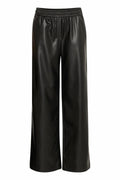 Faux Leather Wide Leg joggers