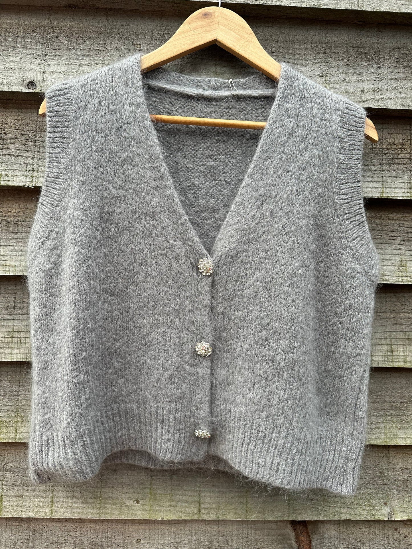Diamonte Button Waistcoat