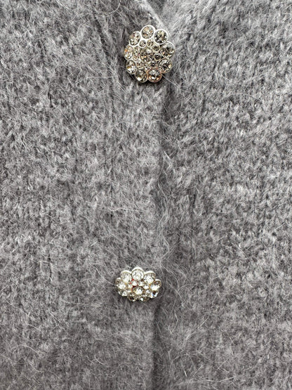 Diamonte Button Waistcoat