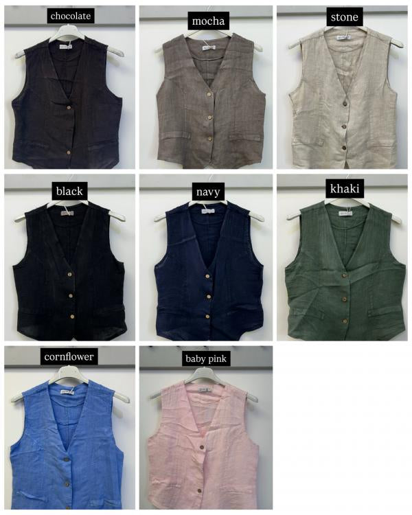 Linen Waistcoat
