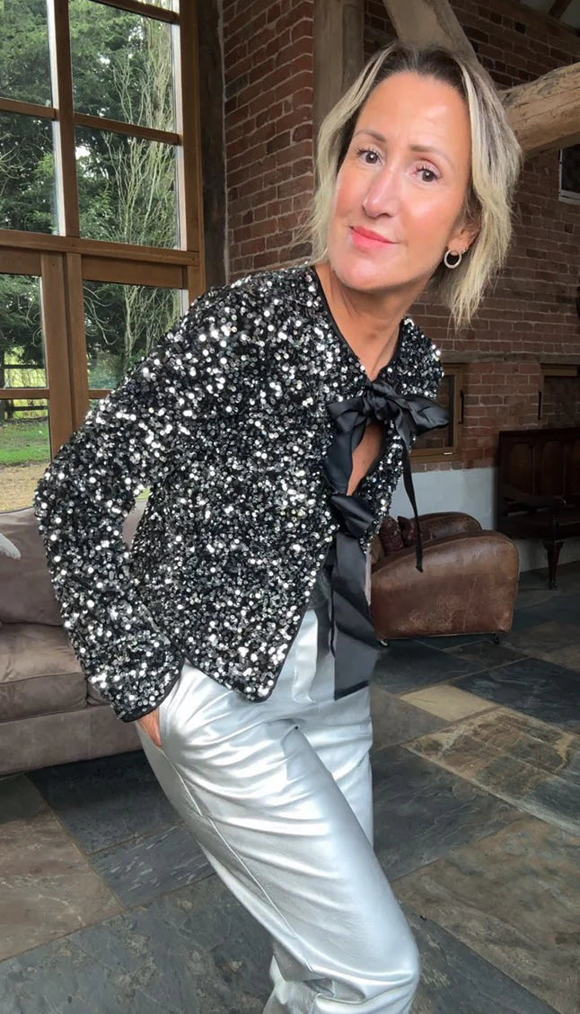 Silver  Trousers
