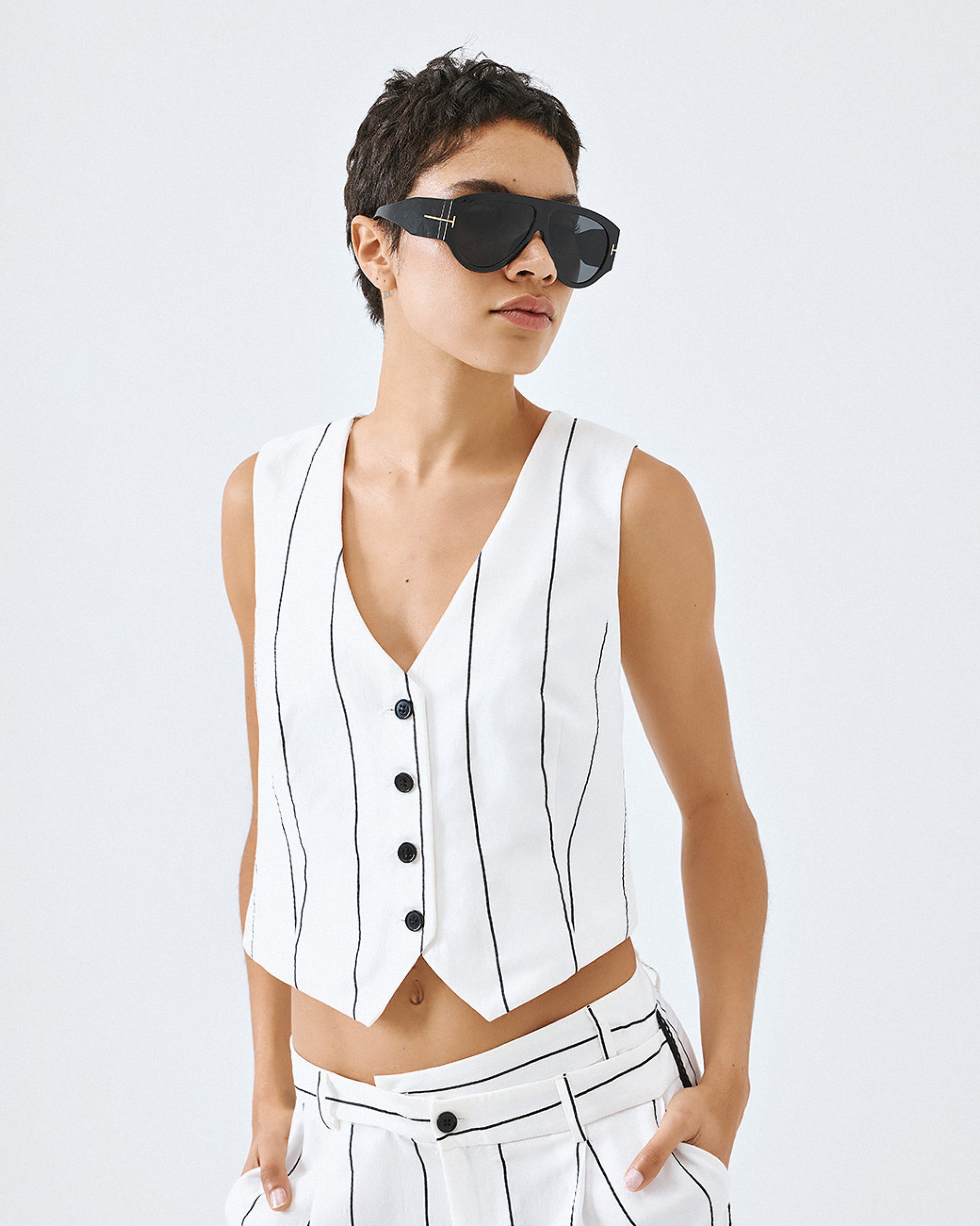 Pinstripe Waistcoat