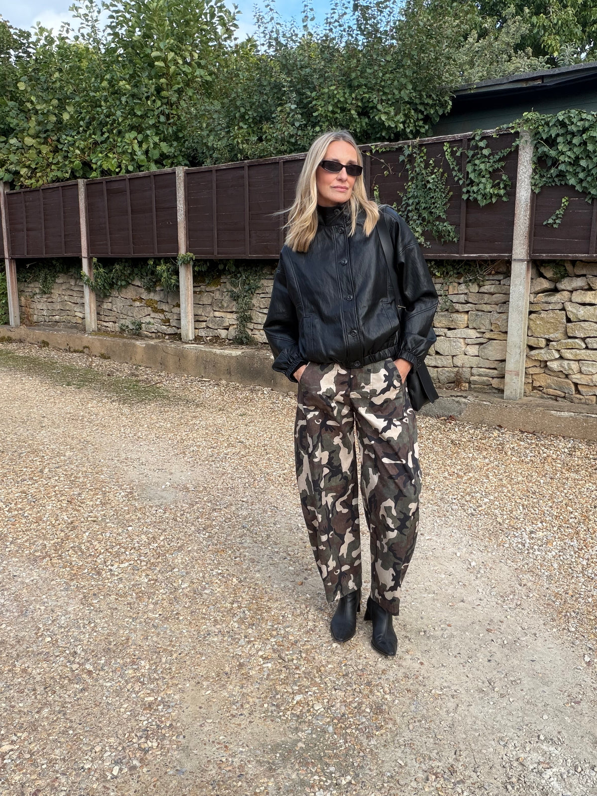 Darker Print Camo Trousers