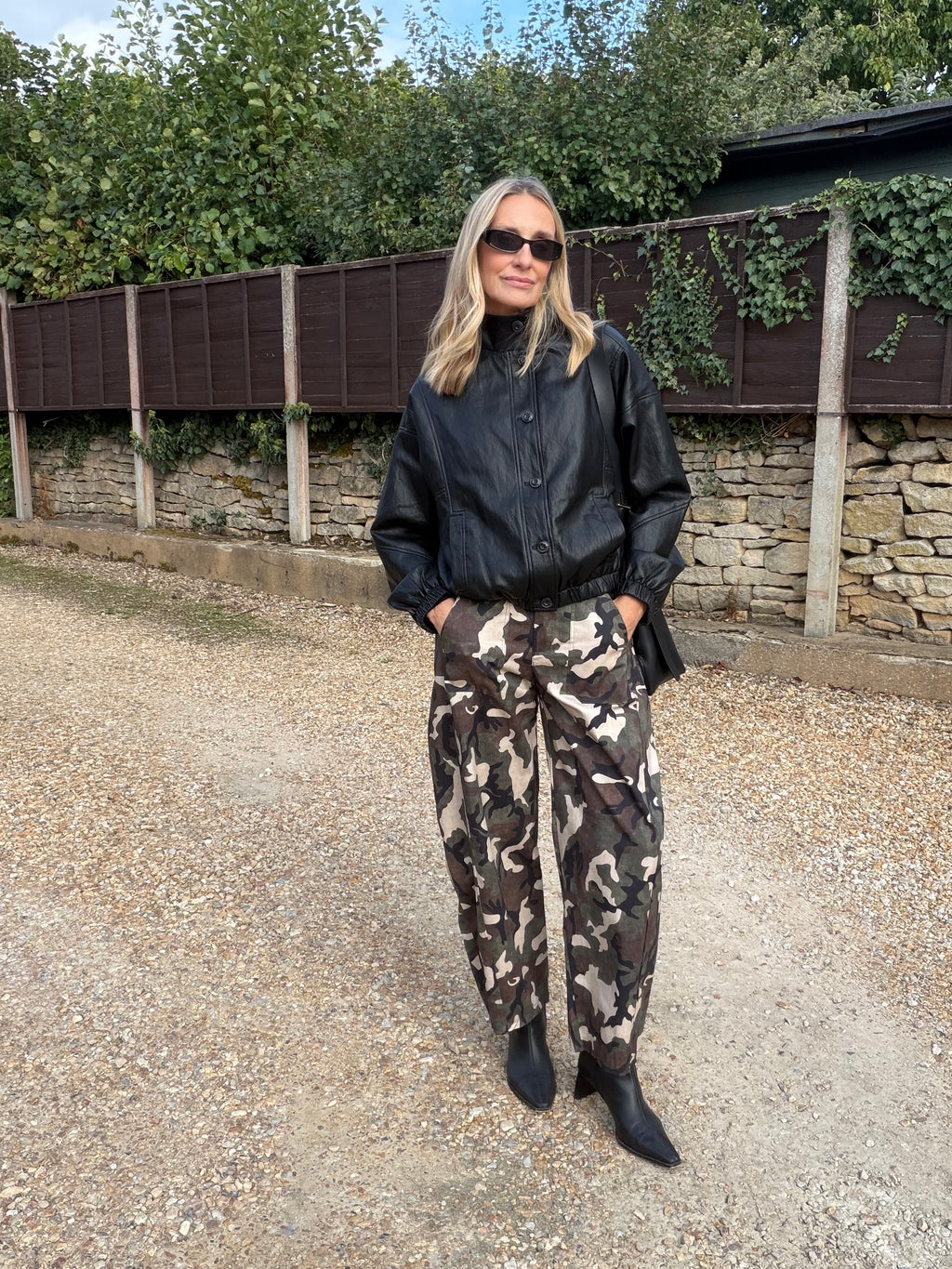 Darker Print Camo Trousers