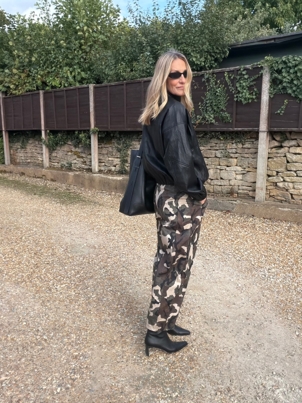 Darker Print Camo Trousers