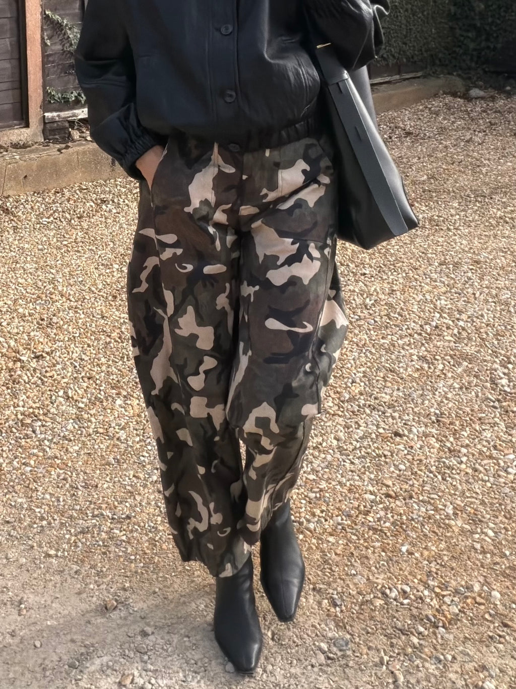 Darker Print Camo Trousers