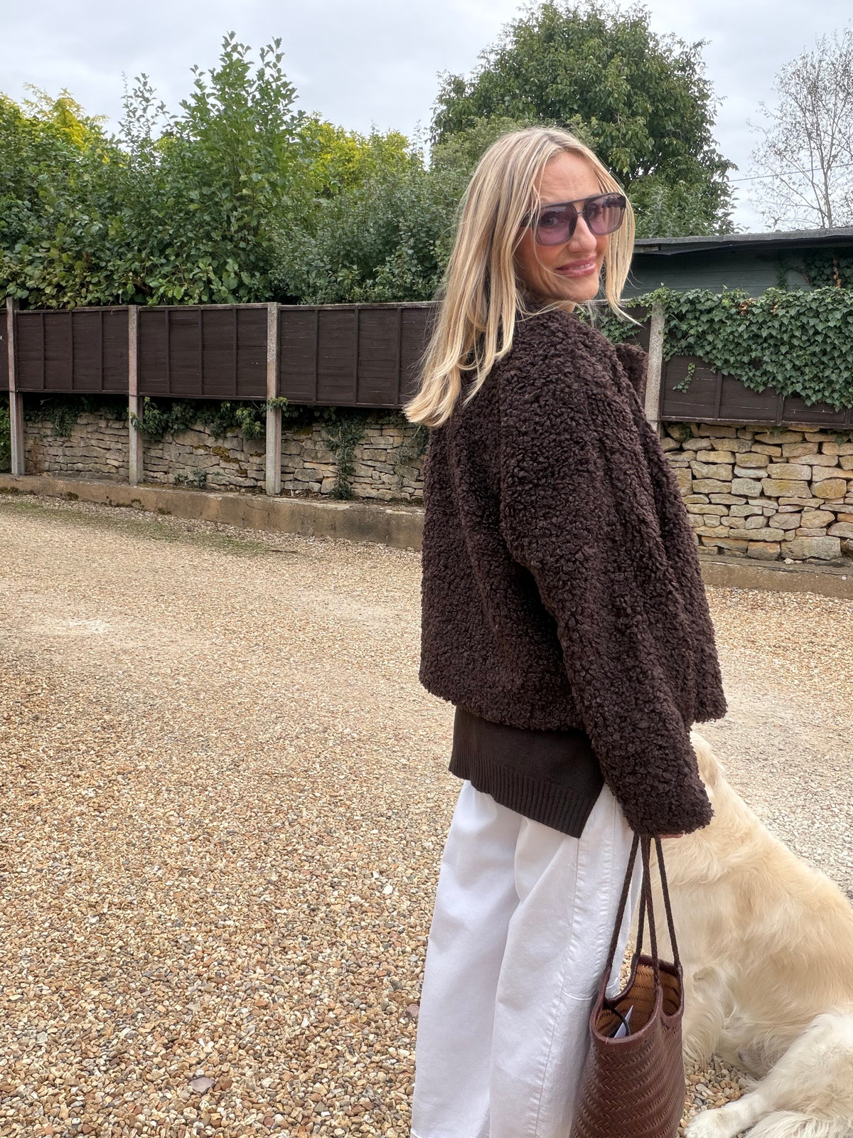 Brown Teddy Jacket