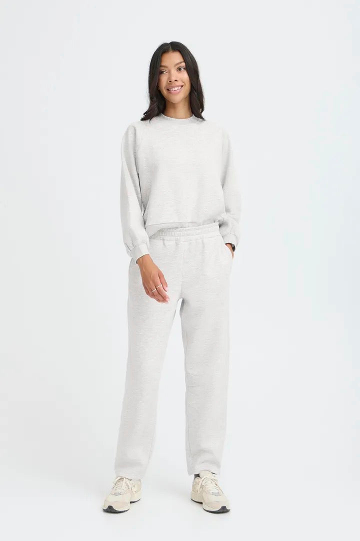 Grey Melange  Loungewear Set