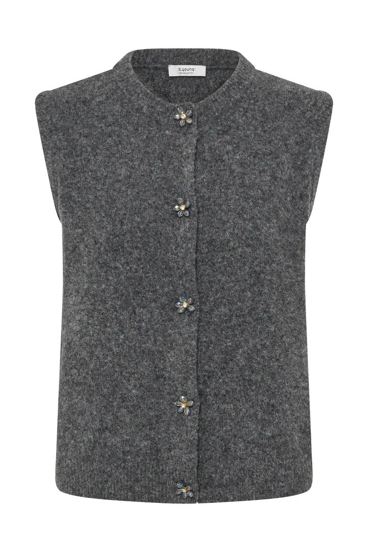 Grey Knitted Waistcoat
