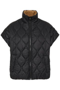 Funnel Neck Quilted Gilet