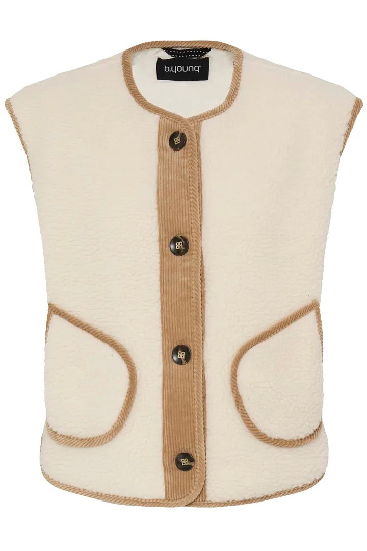 Borg Button Through Waistcoat