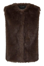 Brown Fur Gilet