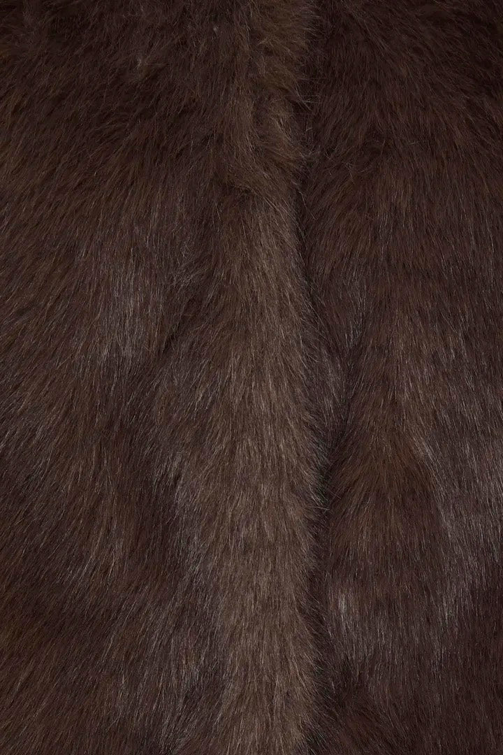 Brown Fur Gilet