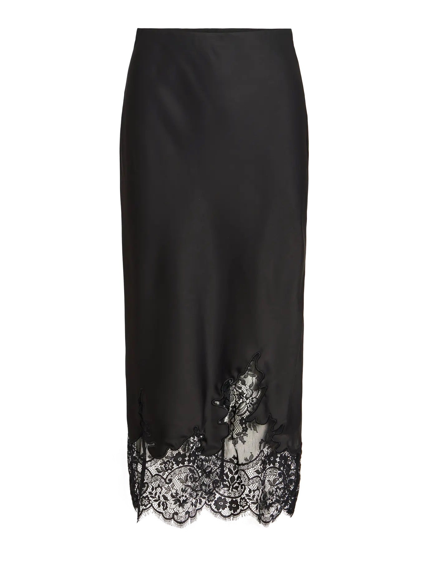 Satin and Lace Skirt