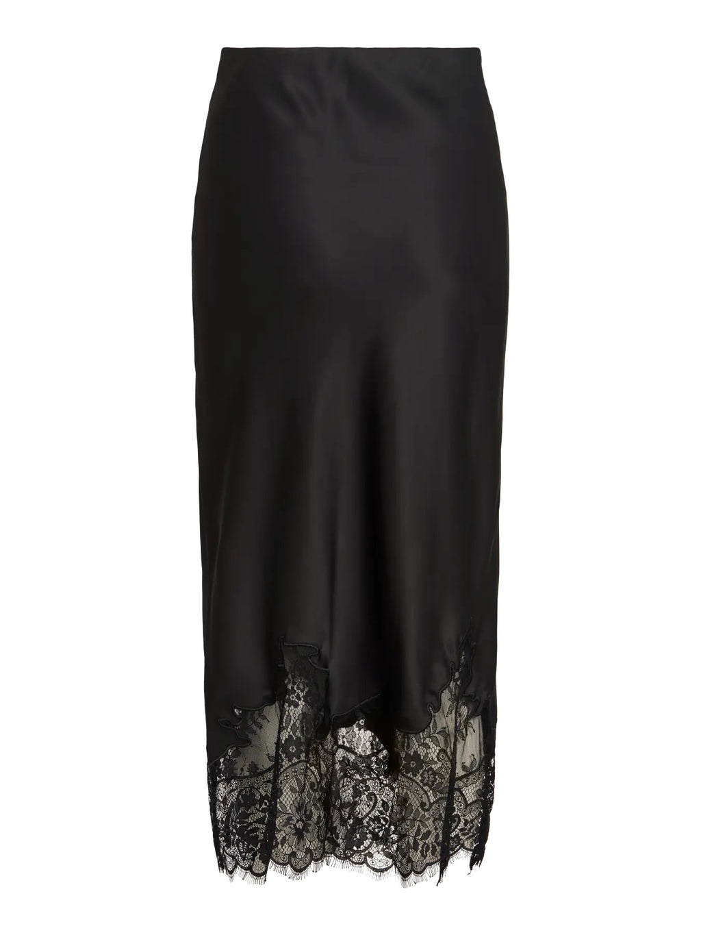 Satin and Lace Skirt