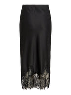 Satin and Lace Skirt