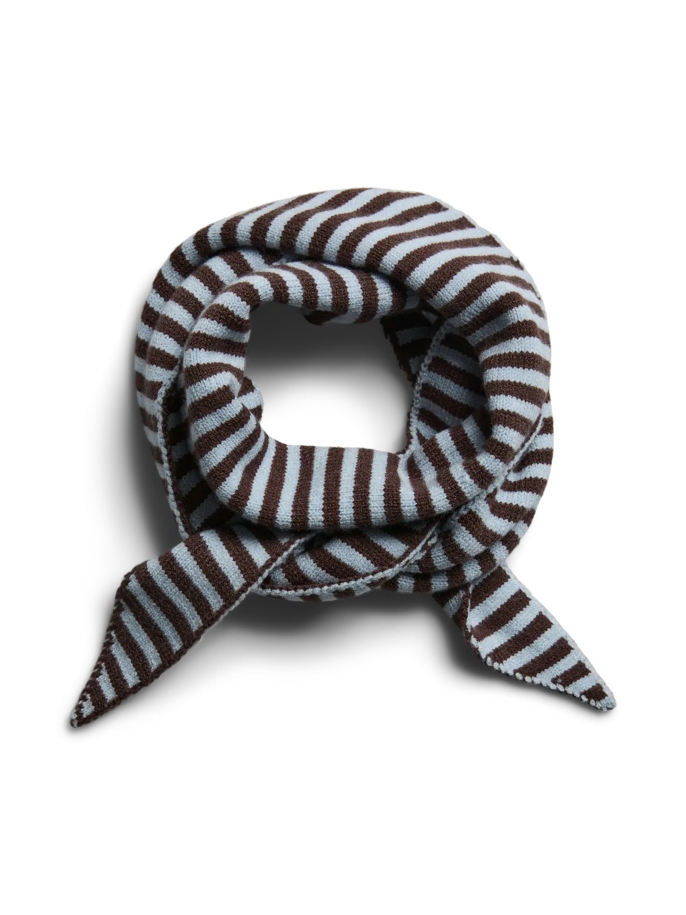 Knitted Triangle Scarf