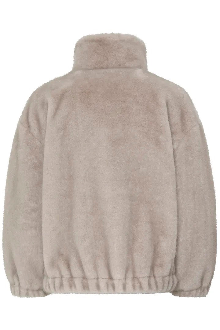 Faux Fur Bomber Jacket