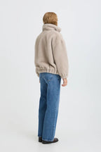 Faux Fur Bomber Jacket