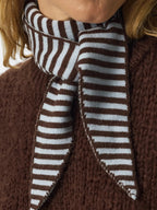 Knitted Triangle Scarf