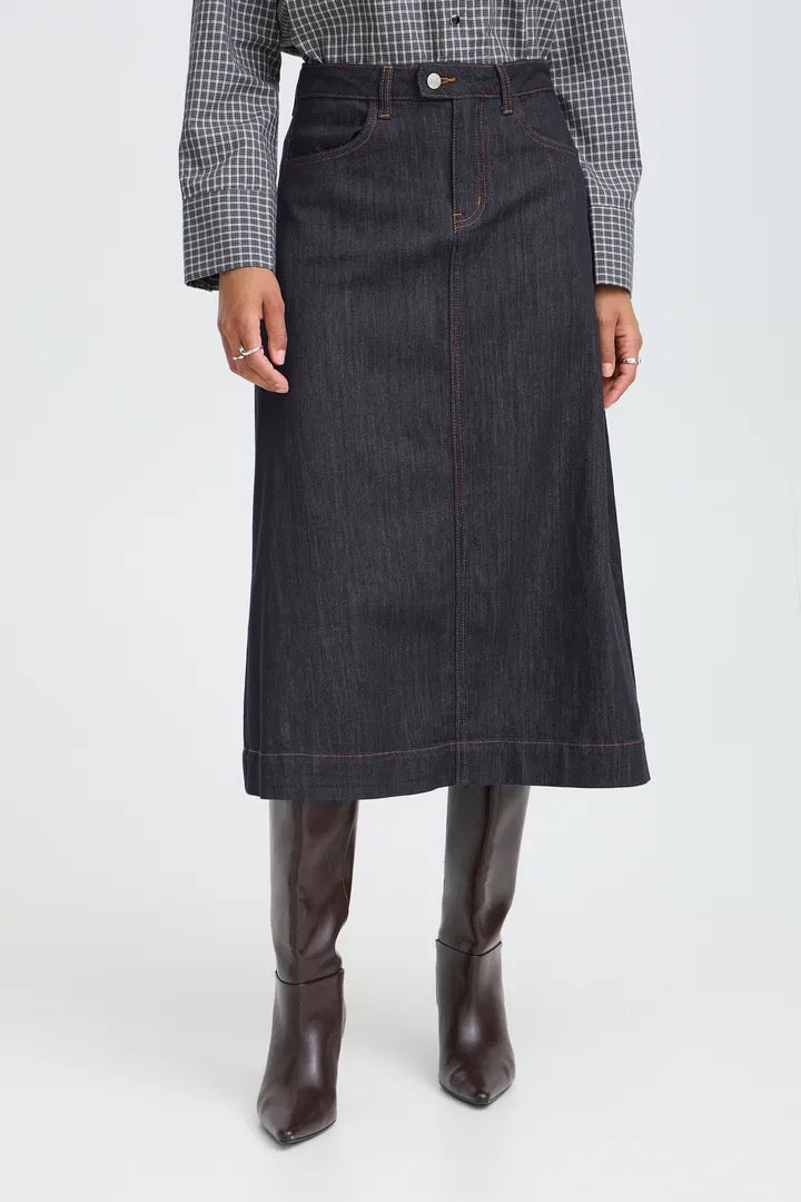 Indigo Denim Skirt